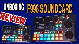 F998 SOUND CARD UNBOXING | REVIEW