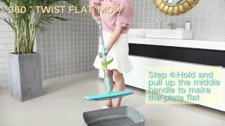 360° twist flat mop CHEERSUN 42CM twist flat mop