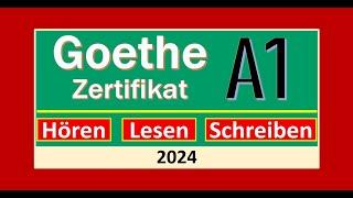 Start Deutsch A1 Hören, Lesen modelltest 2024 mit Lösung am Ende || Vid - 209