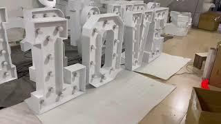 wholesale marquee stacking rack for Stand stack the letters for party decoration