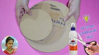 Wall hanging craft ideas | Home decoration | Cardboard wall hanging idea |low budget wall hanging