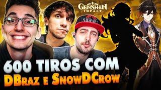 200 TIROS BANNER DO ZHONGLI! COM DBRAZ E SNOWDCROW! ADVINHA QUEM VEIO JUNTO? | GENSHIN IMPACT