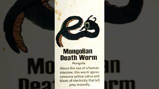 Types of Mythical Creature || Mongolian Death Worm || part - 2 #shorts #youtubeshorts