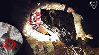 Cacería Nocturna de Conejos en Chile I Rabbit Night Hunting with Taipan Veteran .22 in Chile 2021.