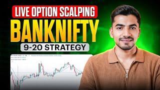 Live Trading: Option Scalping Bank Nifty Expiry | 9-20 Strategy