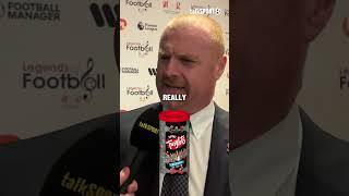 Quick-fire questions with Sean Dyche 