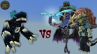 Remake Commanded Warden vs KaijuCraft Bosses | Minecraft Bedrock | Mob Battle