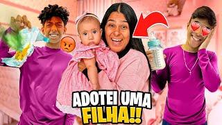 ADOTAMOS UMA IRMÃZINHA PARA O ESTEVÃO E O GABRIEL! *será que eles gostaram?