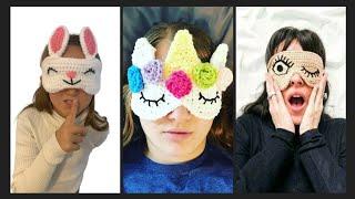 Free eye mask crochet pattern -Sleeping mask Ideas