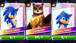 Sonic Dash - Movie 1 Event - Movie Sonic, Longclaw, & Baby Sonic Unlocked - (50 min) Gameplay