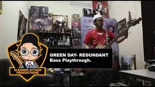 GREEN DAY- Redundant (Bass Playthrough)