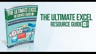 [Free Download] The Ultimate Excel Resource Guide - Excel 2016, 2013, 2010 & 2007