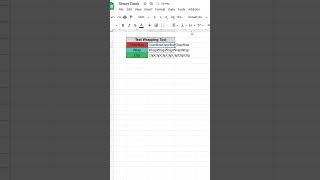 How to wrap text in Google Sheets!