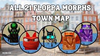 How To Find All Floppas in Town Map | Roblox Find The Floppa Morphs (855)