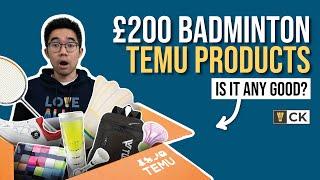 Buying Badminton Equipment on Temu - Will it be OK?