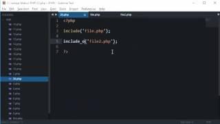 PHP Tutorial 20: include_once and require_once
