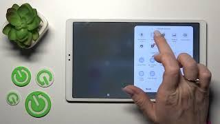 How to Add Shortcuts to Top Menu in Samsung Galaxy Tab A7 Lite - Edit Shortcuts Menu