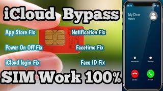 iCloud Bypass Use Sim Card | Bypass SIM Working 100%