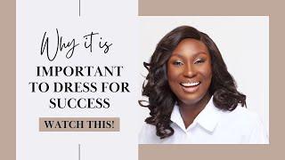 THE IMPORTANCE OF DRESSING FOR SUCCESS || INSPIRATIONAL VIDEO || OPE ADEBAYO