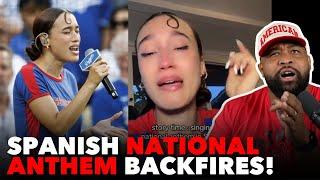 Singer DEFIES ORDERS And Sings National Anthem IN SPANISH And It INSTANTLY BACKFIRES!
