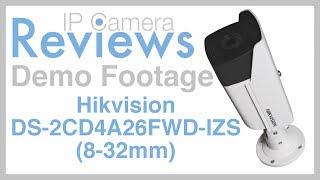 IP Camera Reviews - Hikvision DS-2CD4A26FWD-IZS 2MP Darkfighter Varifocal Bullet - Demo Footage