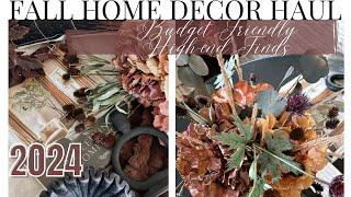 FALL HOME DECOR HAUL 2024 || BUDGET FRIENDLY || AESTHETIC FINDS