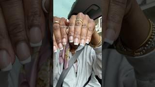 You see how I got my nails done. Very classy, very cutesy and clean. #nailsdone #classynails #beauty