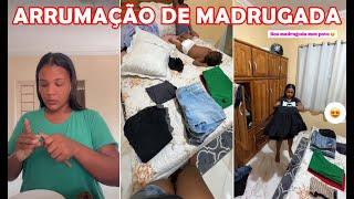 Samara Silva: colocando o arroz no fogo + Arrumando o guarda-roupa de madrugada