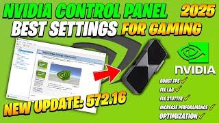 Nvidia Control Panel New update 572.16 (2025 FOR Best Setting Gaming)