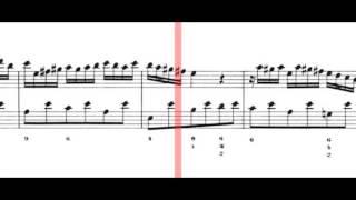 BWV 1033 - Flute Sonata in C Major (Scrolling)