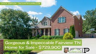 7309 Allans Ridge Ln Fairview TN 37062 - 4 Bed - 2 1/2 Bath - 2929 SqFt Fairview TN Homes For Sale