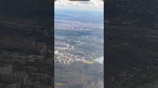 Flying over Prague, Czech Republic