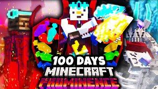 WE Survived 100 Days in Minecraft Prominence 2 [Full Movie]