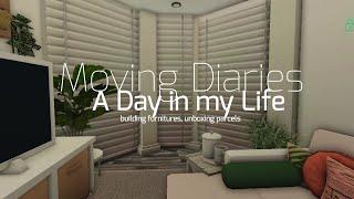 Moving Vlog pt.2  Building furnitures , Unboxing Parcels | QueenAya