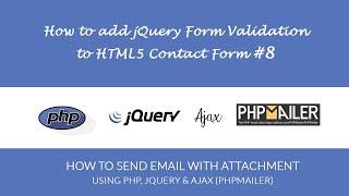 How to add jQuery Form Validation to HTML5 Contact Form #8