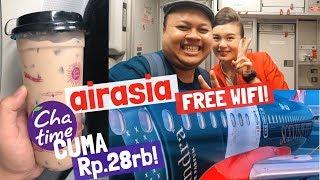 AirAsia Malaysia “de’Xandra” Free Wi-Fi + Boba Onboard! AK 353 KUL-CGK Kena PHP Neo Tapi Seru!