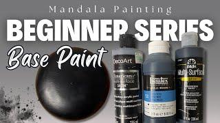 Beginner Series | Base Paint For Dot Art Mandala Painting | Thoughtful Dots