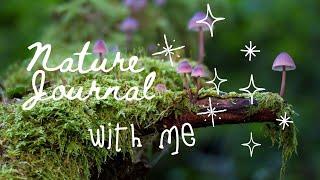 Nature Journal With Me  | First Journal Spread In My New Journal Part 2