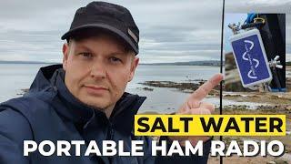 Portable QRP Ham Radio over Saltwater in the North of Scotland #hamradio #hamr