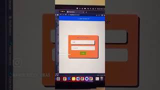 Flutter Web Login Page UI