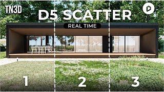 New real-time scatter Render Tool for D5 render !  Fast real-time Render results