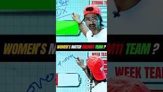How to make Women's Match Dream11 Team? By Logical Fantasy Trick #shorts #fantasycricket