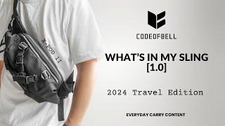 NEW Series: Travel Edition - Whats in my Sling [1.0] - Code of Bell X-POD II / by Ekster Wallets