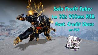 Solo Profit Taker with Chroma | 1m 32s 933ms | Warframe PS4