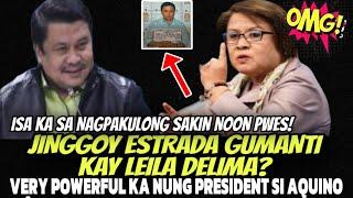 JINGGOY ESTRADA NAKA GANTI KAY DELIMA? VERY POWERFUL KA NUNG DOJ SECRETARY KA! INCOMPETENT KA PALA?