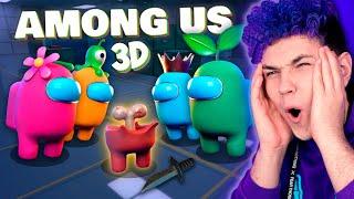 AMONG US в 3D  ПЕРВЫЙ РАЗ ИГРАЮ в РОБЛОКС (Roblox)