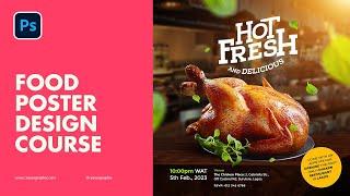 Photoshop Food Poster Design  |  Free Course