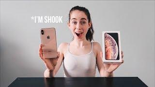 Gold iPhone XS Max Unboxing || Setup & First Impressions!