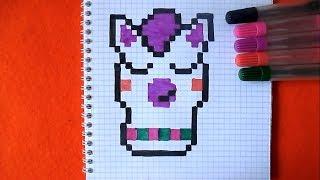 Lama How to draw Pixel Art #easter , #Pixelart, #rabbit