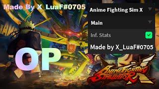 Anime Fighting Simulator X Best Script | Inf. Stats.